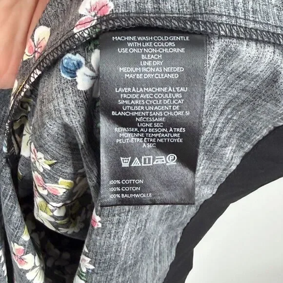 Anthropologie Black The Somerset Floral Tiered Smocked Cotton Maxi Dress Sz XXS - Picture 5 of 12